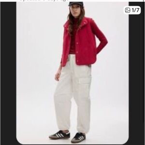 Gapfit / Gap Women's arctic fleece red vest size large